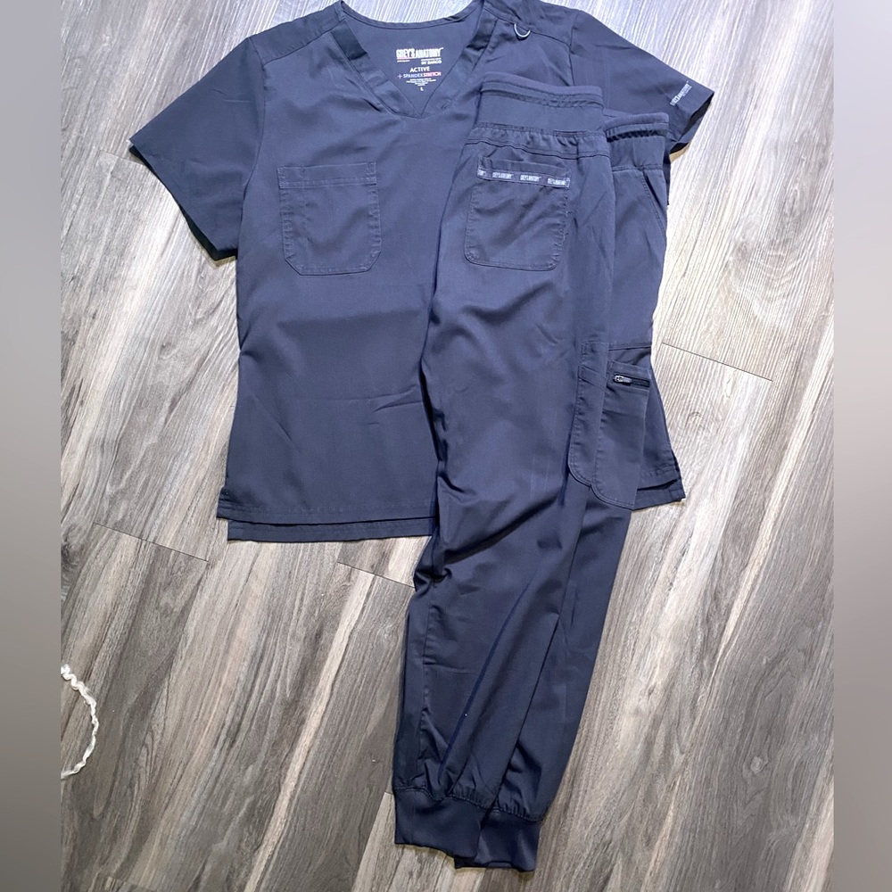Greys Anatomy Active Spandex Stretch Scrub Set